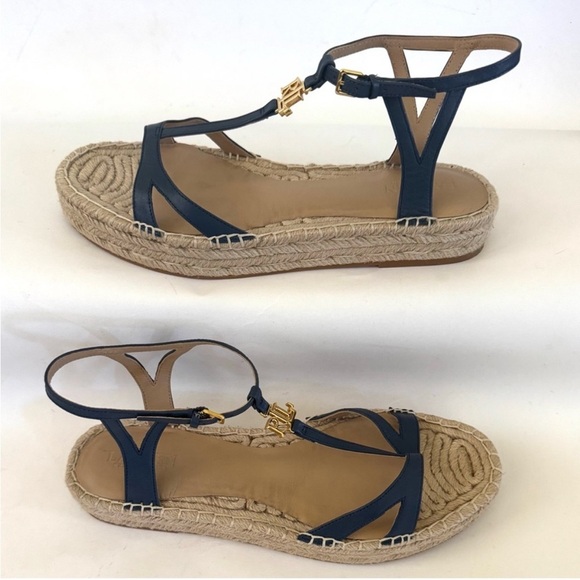 Lauren Ralph Lauren Payton Platform Espadrille
Sandal, Indigo Dusk, Size 9, NWOT - Picture 6 of 12